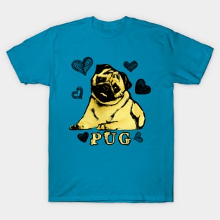 Adorable Puppy Pug T-Shirt